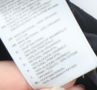 Adidas Men's Black Crew Neck T-Shirt, Size L