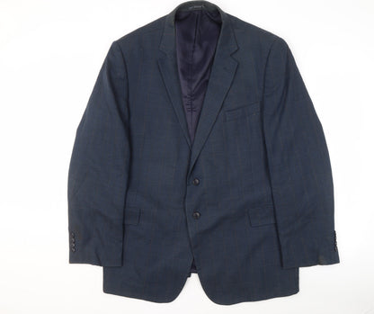 Mens UK Size 48 Jaeger Regular Blue Suit Jacket