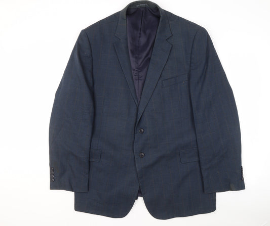 Mens UK Size 48 Jaeger Regular Blue Suit Jacket