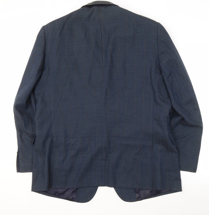 Mens UK Size 48 Jaeger Regular Blue Suit Jacket