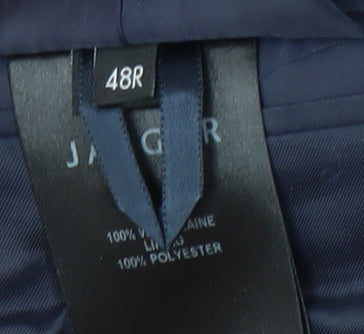 Mens UK Size 48 Jaeger Regular Blue Suit Jacket