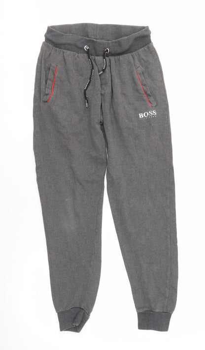 Hugo Boss Men's Grey Jogger Trousers - Size S