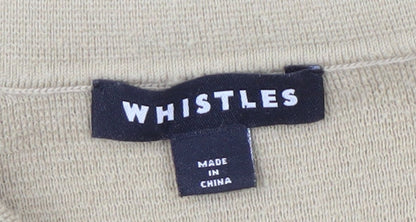 Whistles Beige Women's Collared Dress S
