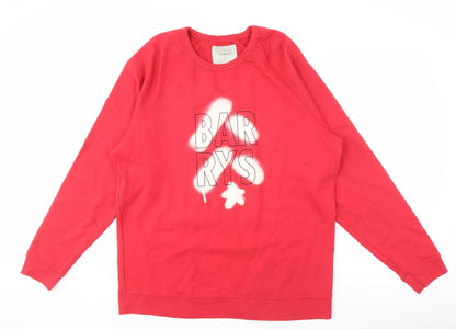 Barry's Men's Red Pullover Sweatshirt XL