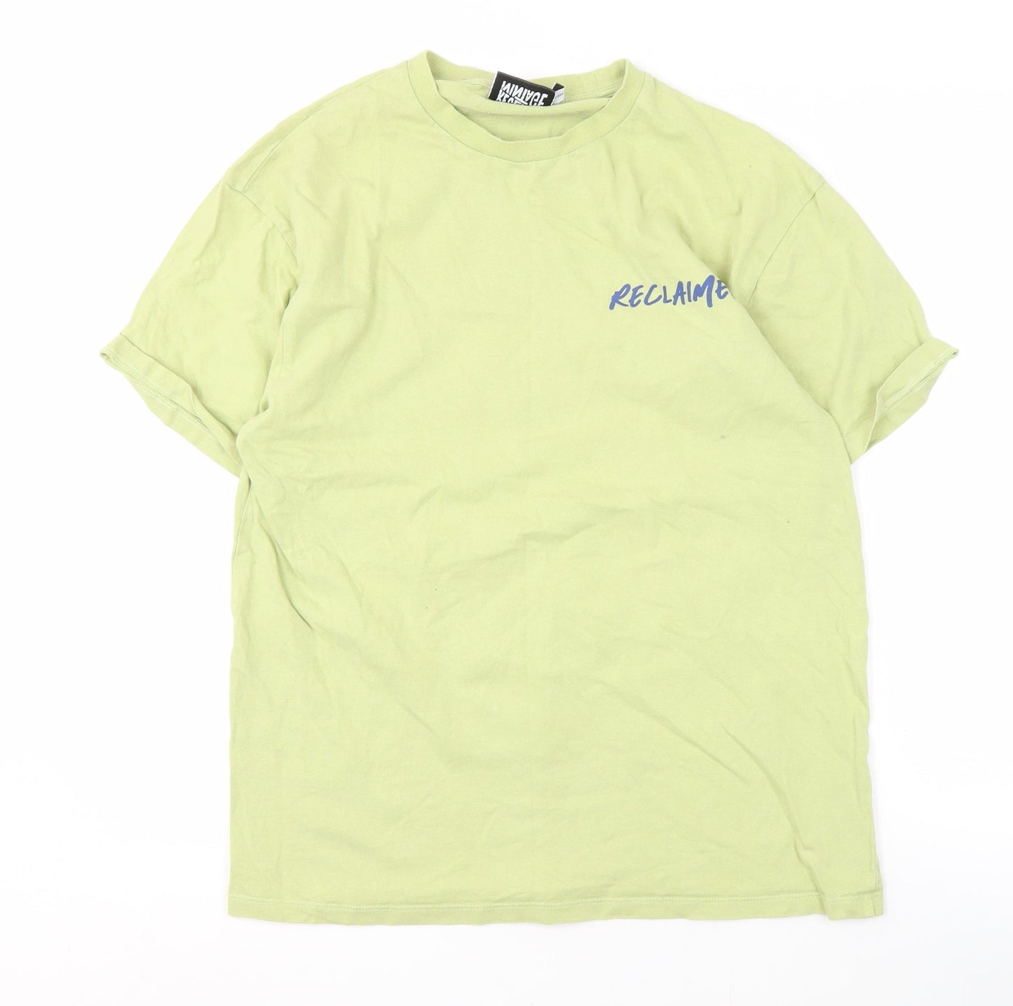 Reclaimed Vintage Men's Green M Graphic T-Shirt