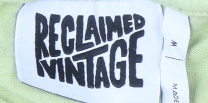 Reclaimed Vintage Men's Green M Graphic T-Shirt