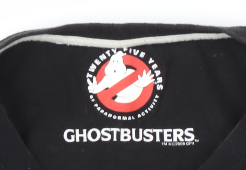 Urban Spirit Black Ghostbusters T-Shirt Medium Retro