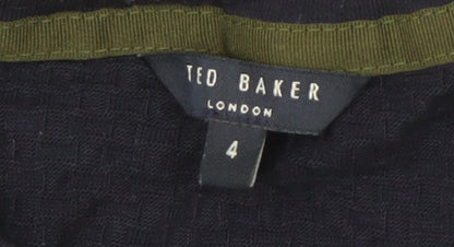 Ted Baker Men's Blue Cotton Crew Neck T-Shirt M