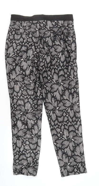 Womens UK Size 12 Coast   Black Trousers