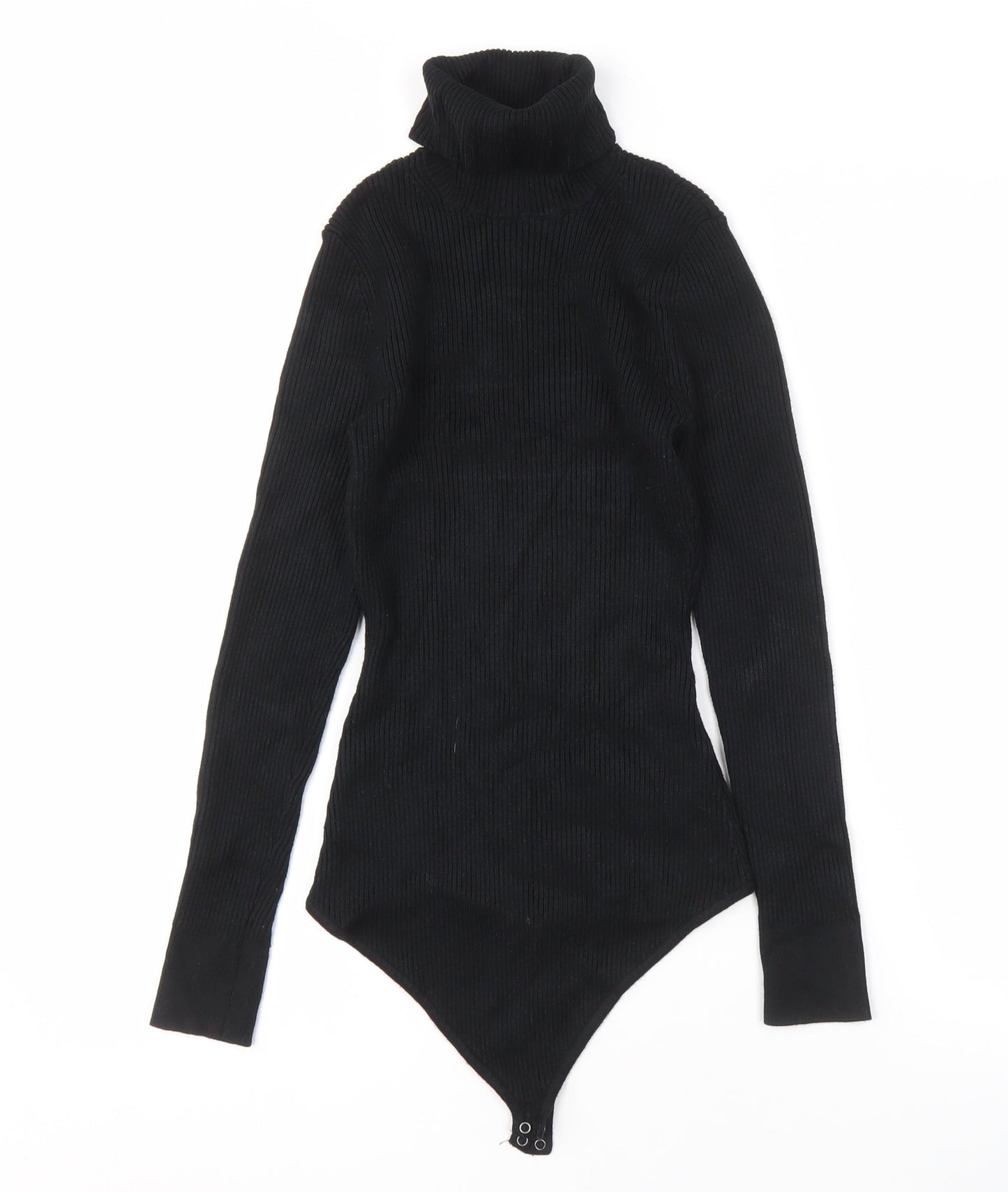 Abercrombie & Fitch Women's Black Roll Neck Pullover, Size M