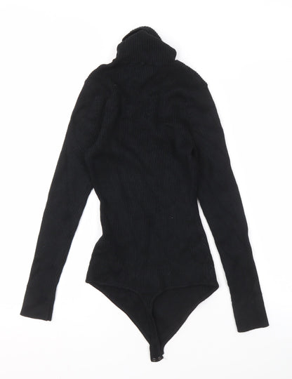 Abercrombie & Fitch Women's Black Roll Neck Pullover, Size M