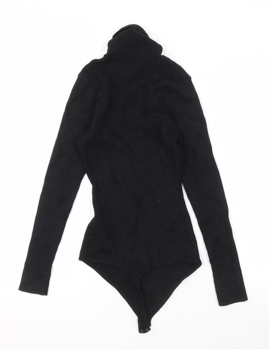 Abercrombie & Fitch Women's Black Roll Neck Pullover, Size M