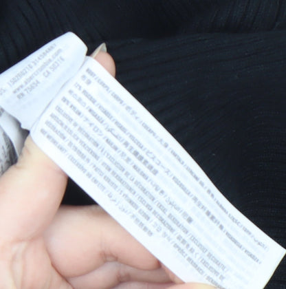 Abercrombie & Fitch Women's Black Roll Neck Pullover, Size M