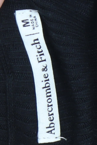 Abercrombie & Fitch Women's Black Roll Neck Pullover, Size M