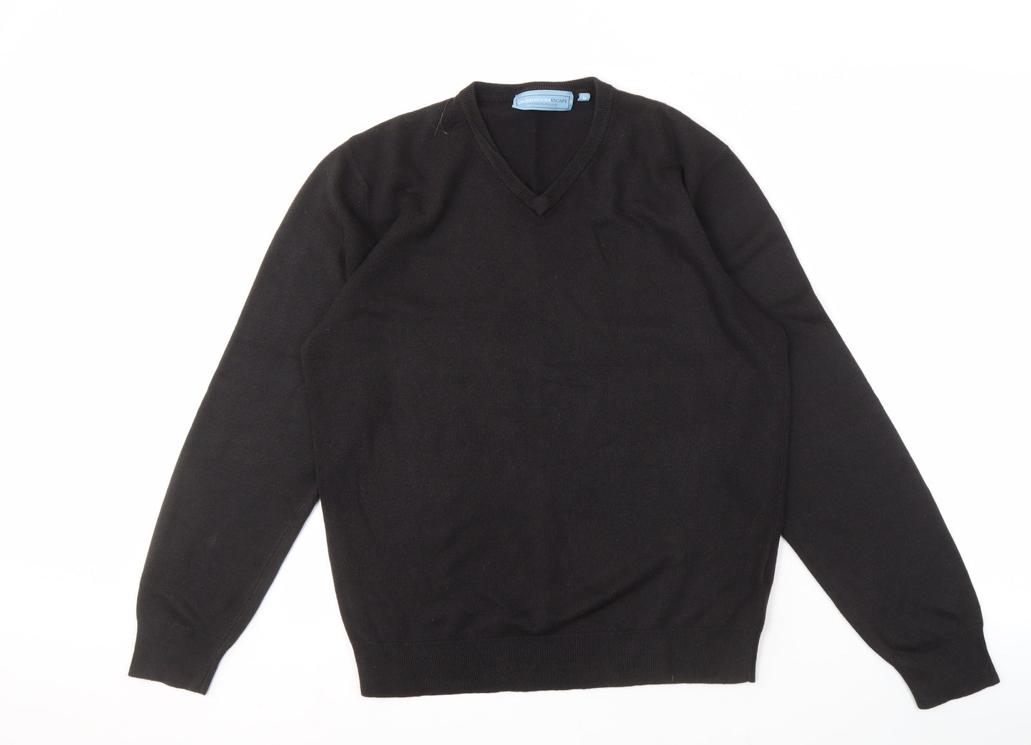 Greenwoods Escape Men's Black V-Neck Pullover M