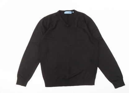 Greenwoods Escape Men's Black V-Neck Pullover M