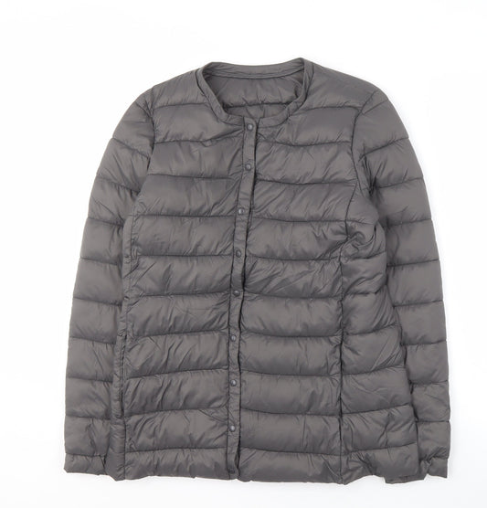 Womens UK Size 8 Seasalt Grey Puffer Jacket