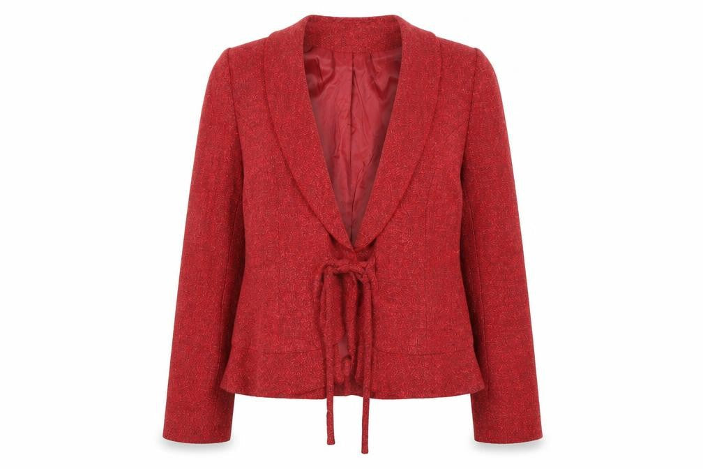 Womens UK Size 10 Minuet Regular Red Blazer