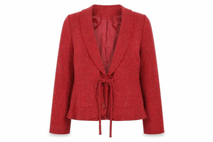 Womens UK Size 10 Minuet Regular Red Blazer