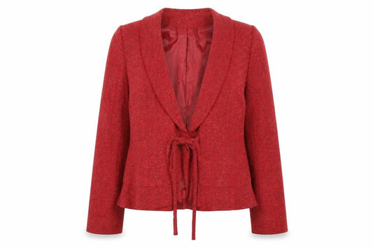 Womens UK Size 10 Minuet Regular Red Blazer