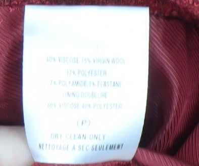 Minuet Women's Red Blazer, Size 10, Bouclé Fabric