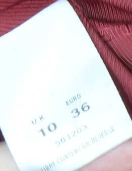 Minuet Women's Red Blazer, Size 10, Bouclé Fabric