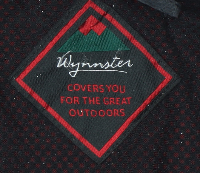 Wynster Unisex Red Fleece Windbreaker Jacket