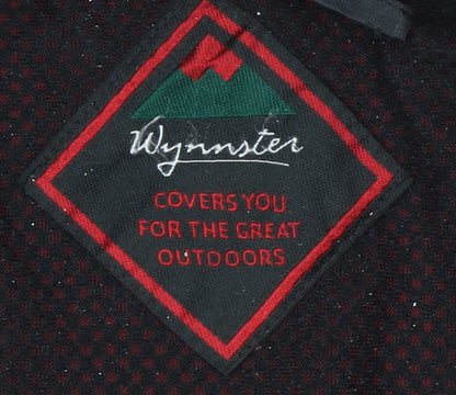 Wynster Unisex Red Fleece Windbreaker Jacket