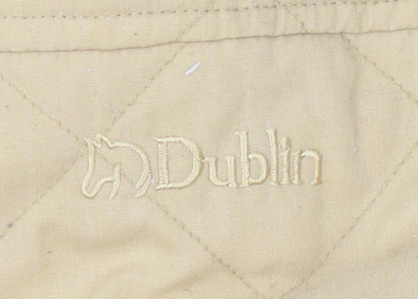 Mens UK Size S Dublin Beige Quilted Coat
