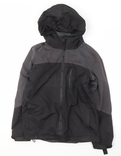 Peter Storm Boys Black Parka Jacket, Size 11-12, Hooded