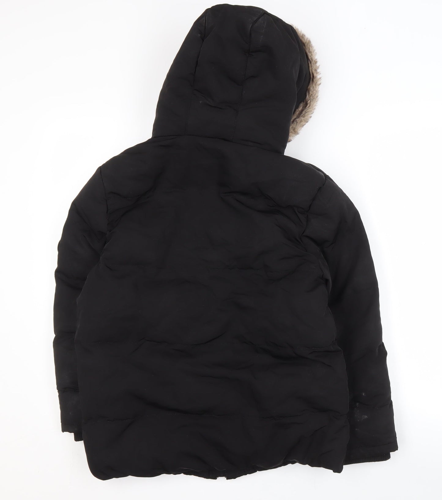 SoulCal & Co Boys Black Puffer Jacket 13 Years Hooded