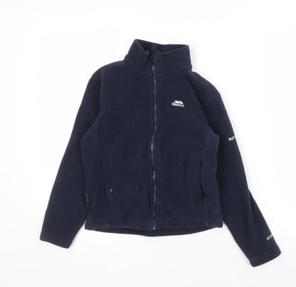 Trespass Boys Blue Fleece Activewear Jacket Size 7-8