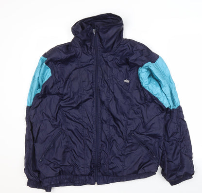 Etirel Men's Blue Windbreaker Jacket Size 44