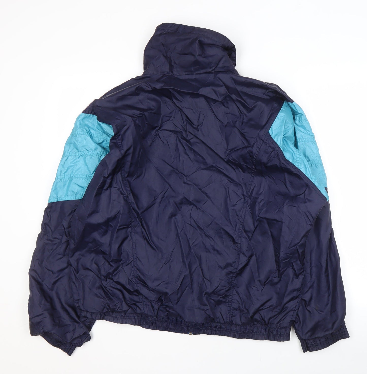 Etirel Men's Blue Windbreaker Jacket Size 44