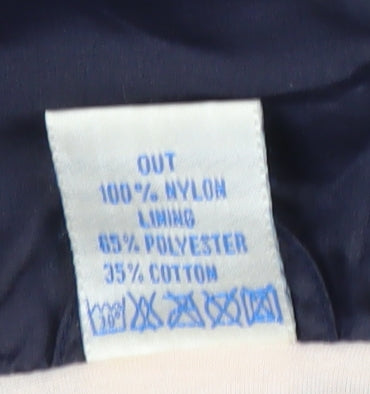 Etirel Men's Blue Windbreaker Jacket Size 44