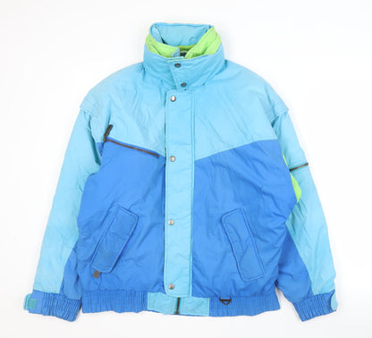 Mens UK Size 34 Olympus Sport Blue Puffer Jacket