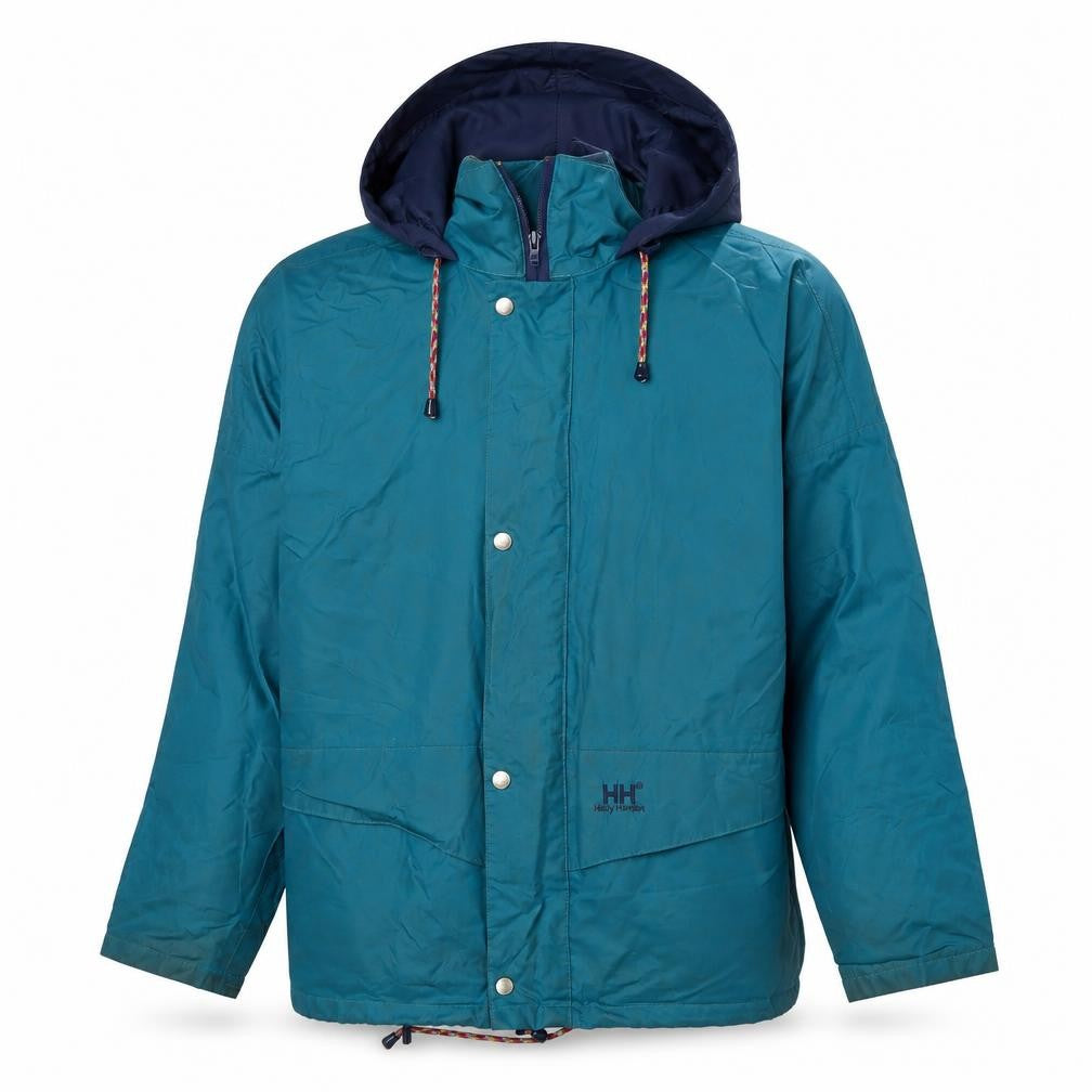 Mens UK Size XS Helly Hansen Green Rain Coat