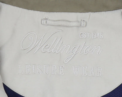 Wellington Men's Green Cotton Basic Jacket Size 44