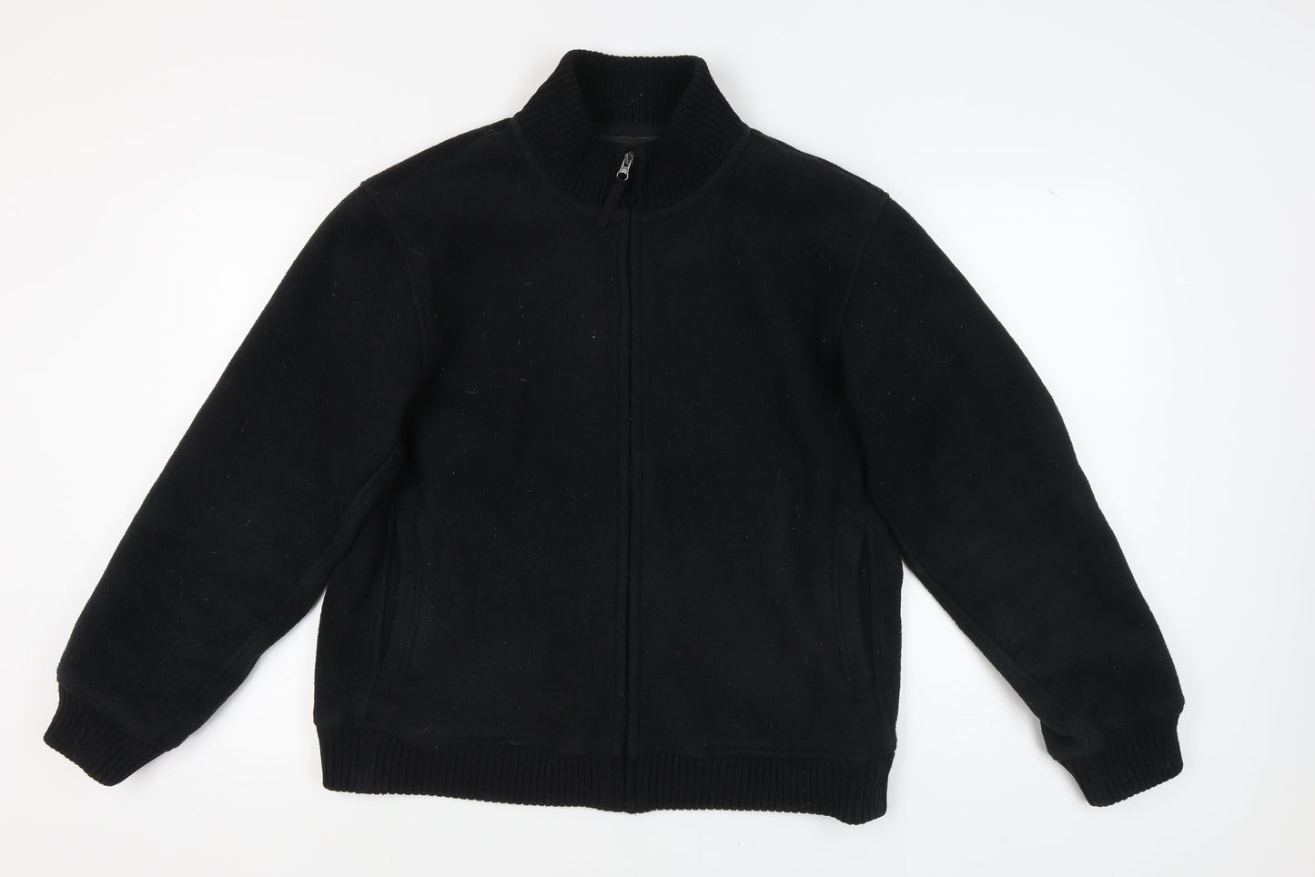 Mens UK Size L Dunnes Black Basic Jacket