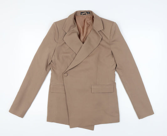 PrettyLittleThing Women's Brown Blazer Size 8