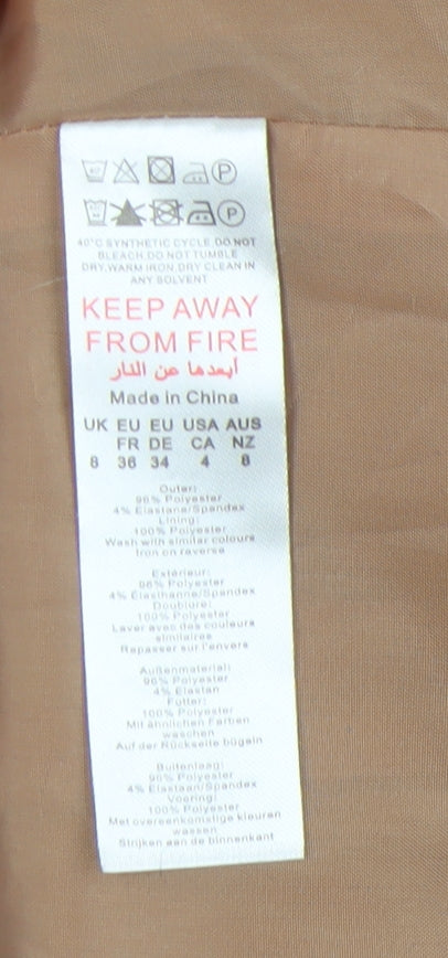 PrettyLittleThing Women's Brown Blazer Size 8