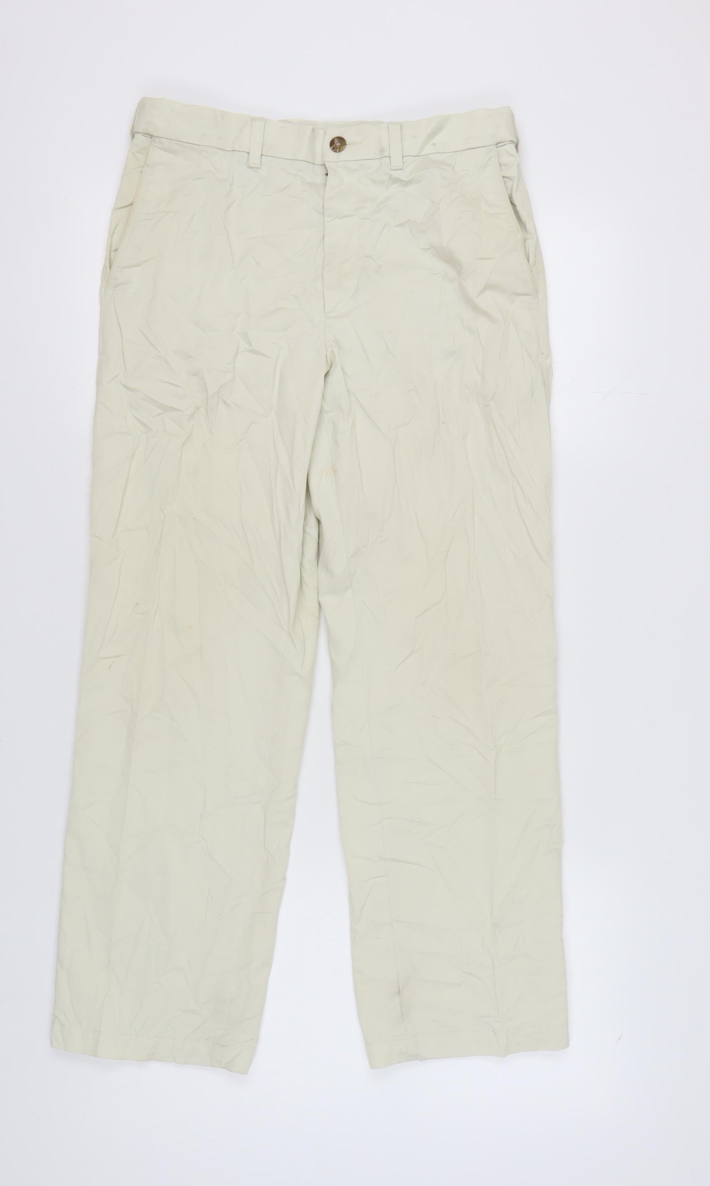 Marks and Spencer Beige Men's Trousers - Size 32