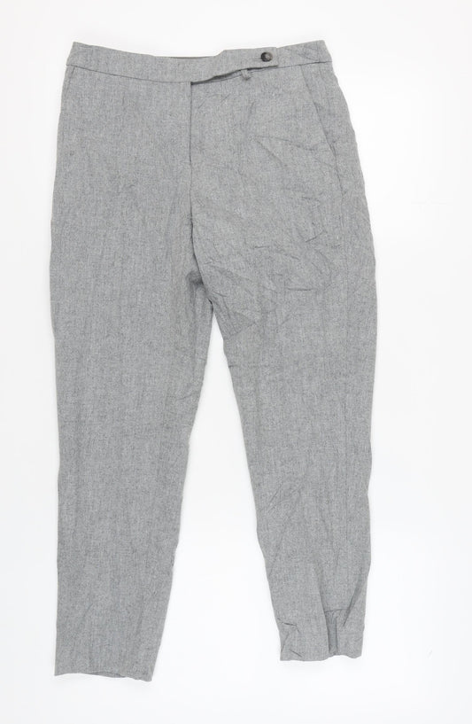 Pure Collection Women's Grey Trousers Size 10