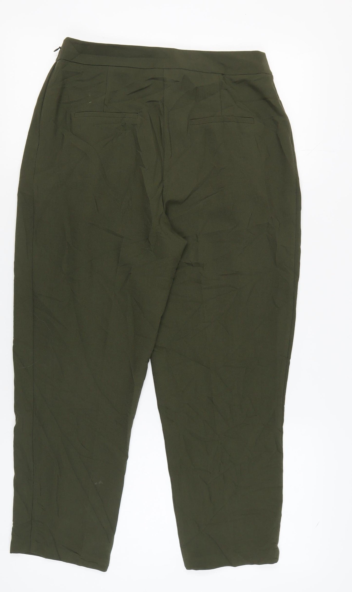 Topshop Women's Green Trousers Size 12