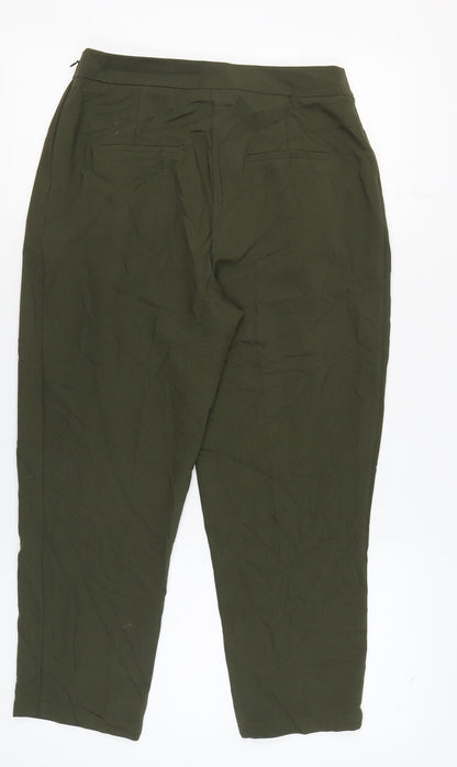 Topshop Women's Green Trousers Size 12