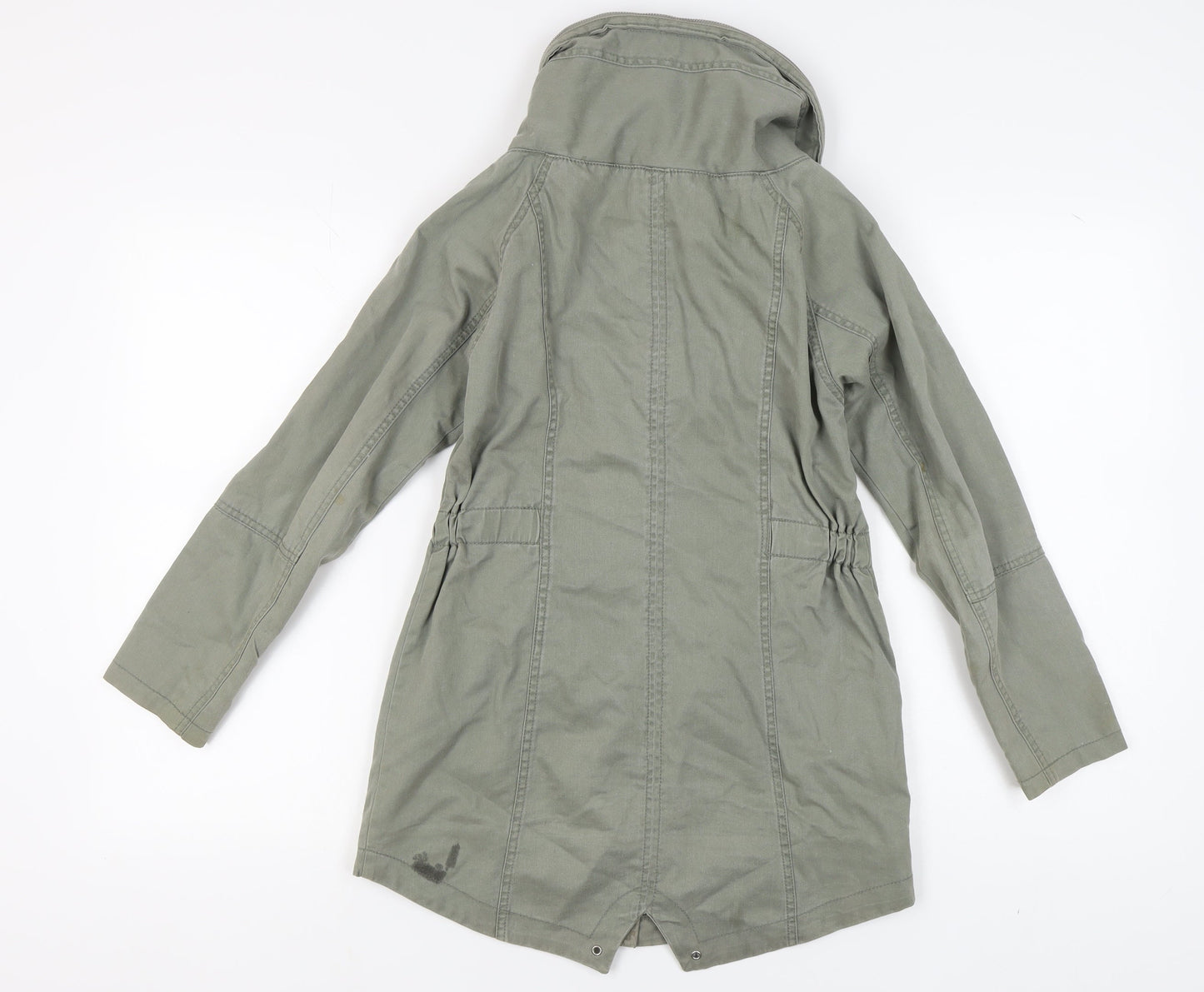 Next Girls Green Parka Jacket 11 Years
