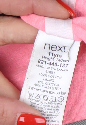 Next Girls Green Parka Jacket 11 Years