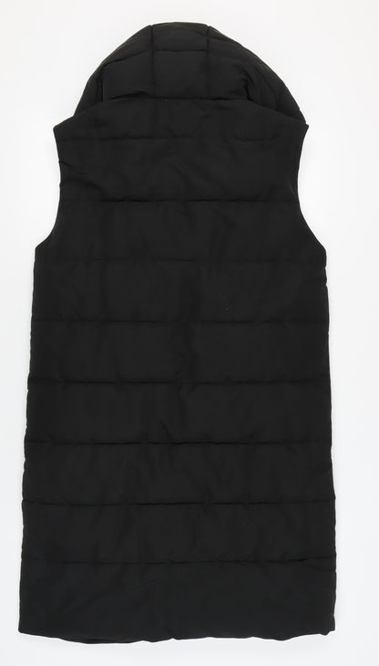 Womens UK Size Size:8 Stradivarius Black Puffer Jacket