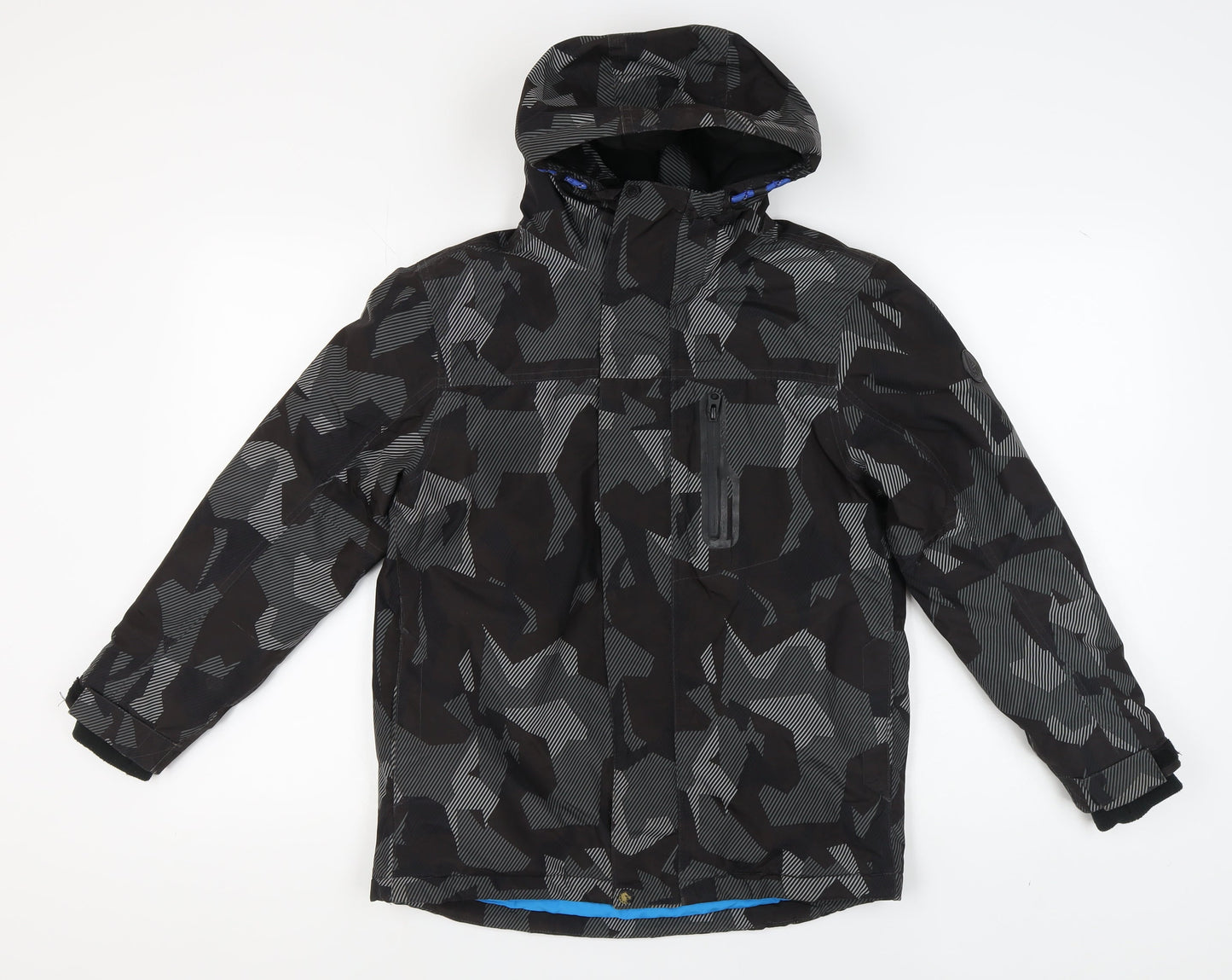 Next Boys Black Camouflage Puffer Jacket - 12 Years - Winter