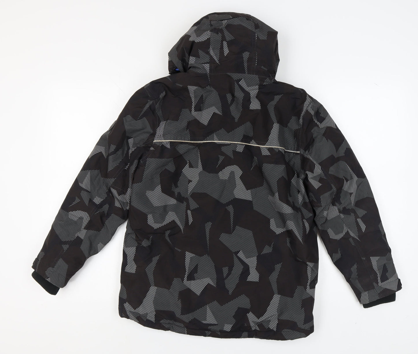 Next Boys Black Camouflage Puffer Jacket - 12 Years - Winter